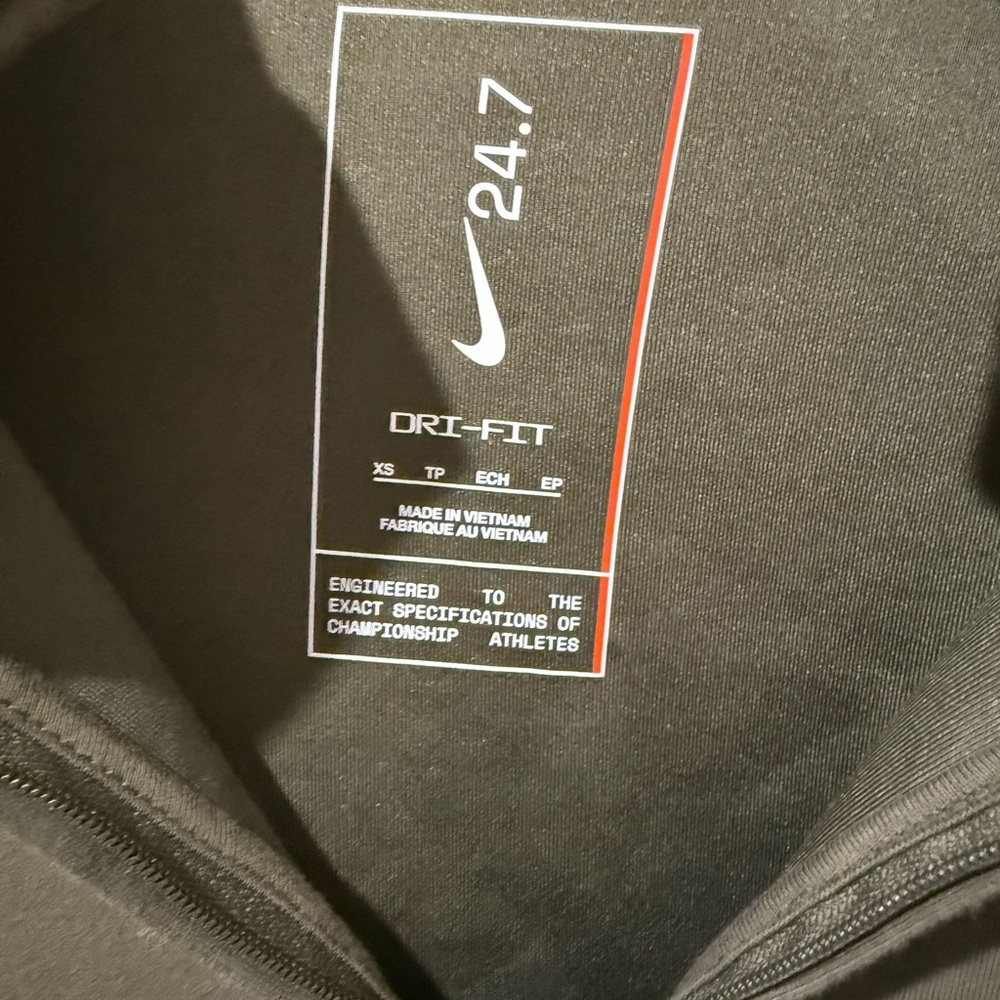 Nike 24.7 Olive Green Men's Sweater by - Picture 4 of 5